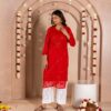 Jhanara Georgette kurti with mukesh work