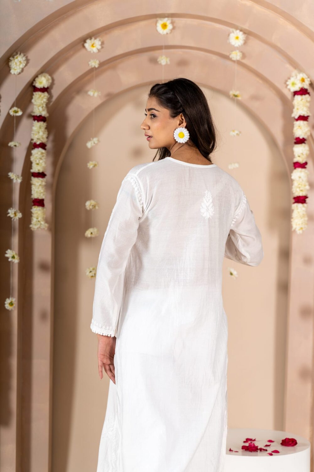 Noor-e-angrakh Chanderi Kurti