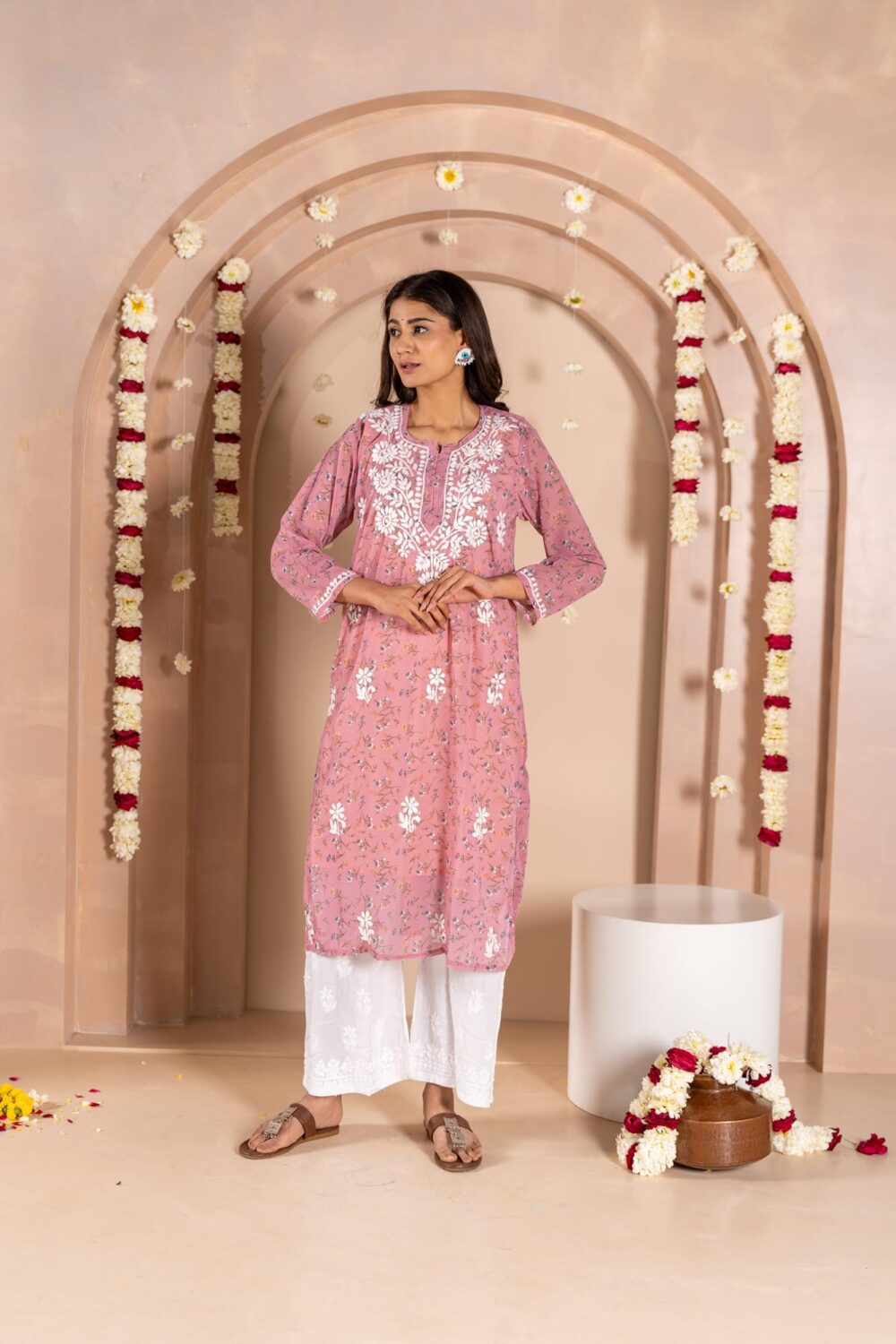 Zeb-un-nisa georgette kurti