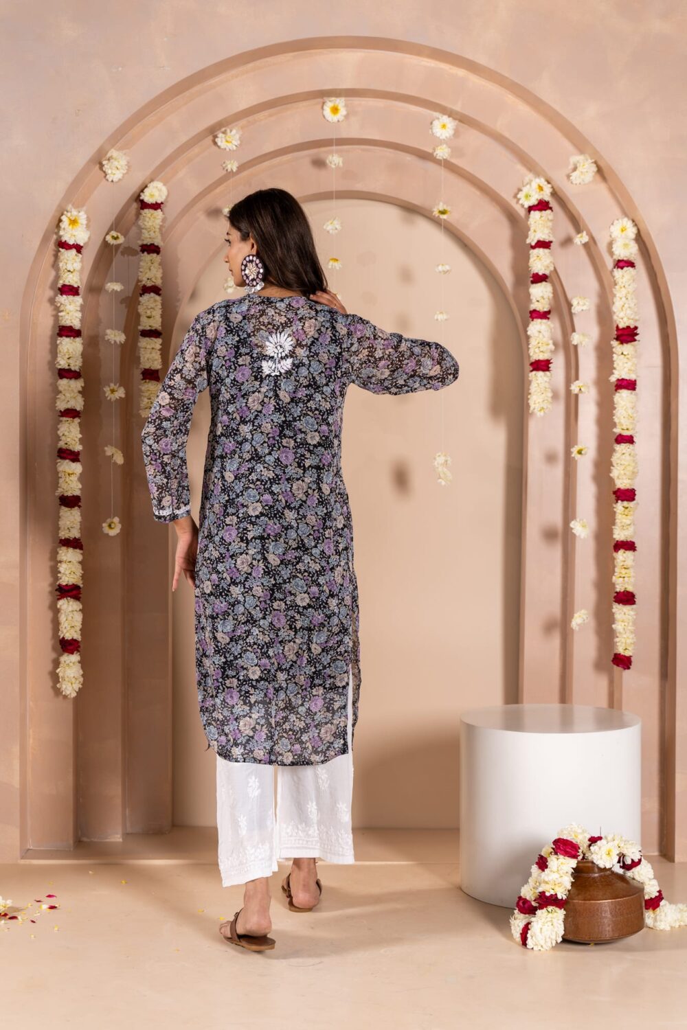 Zeb-un-nisa georgette kurti