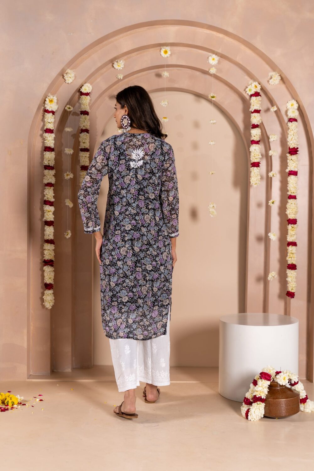 Zeb-un-nisa georgette kurti