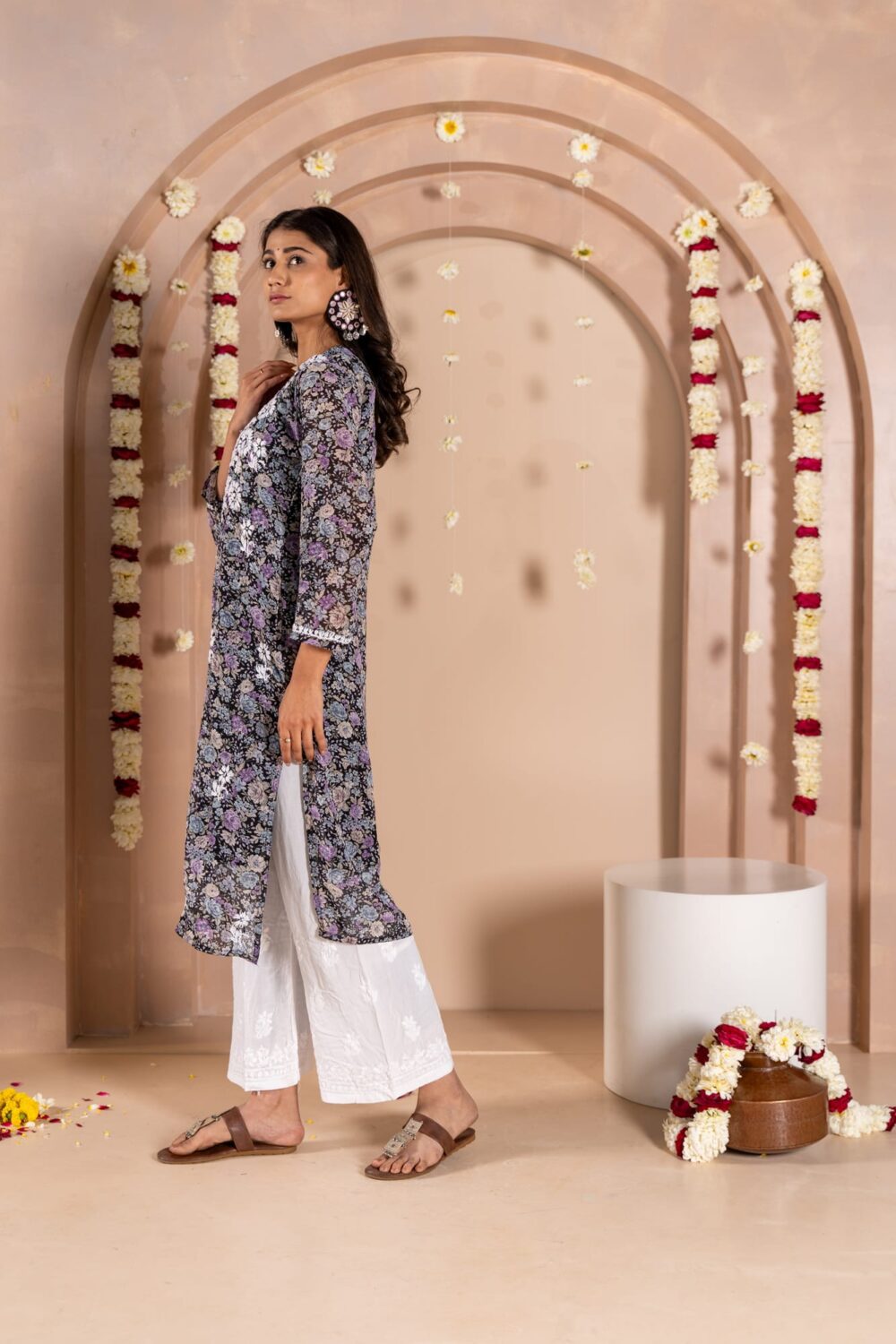 Zeb-un-nisa georgette kurti