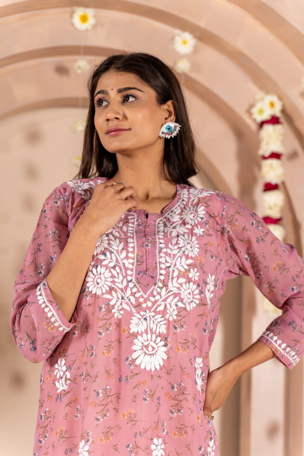 Zeb-un-nisa georgette kurti