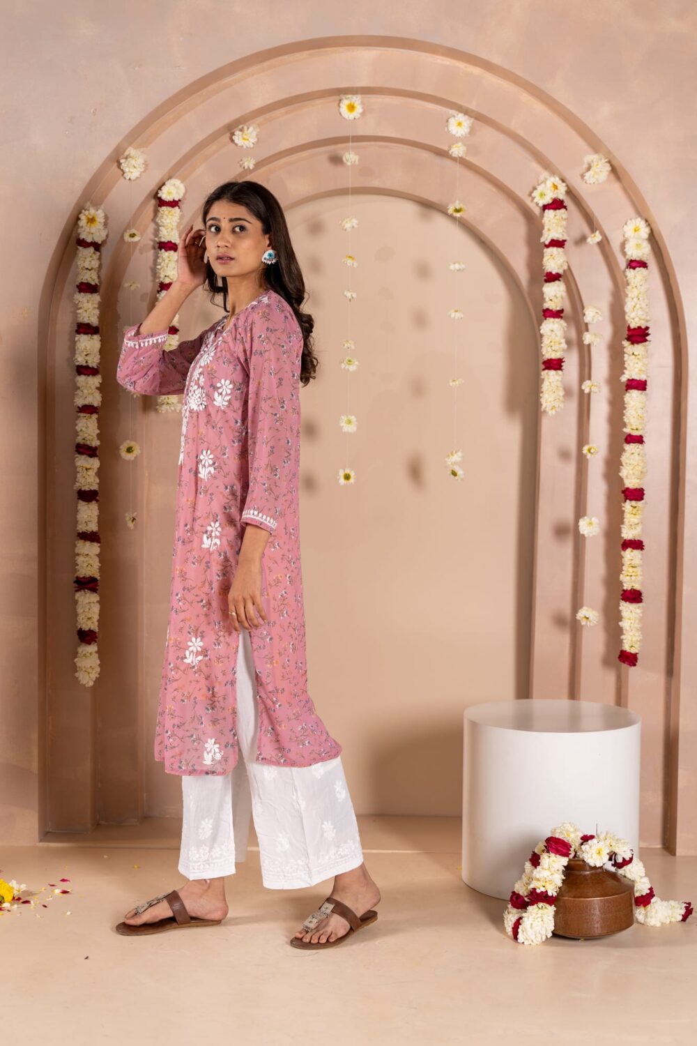 Zeb-un-nisa georgette kurti