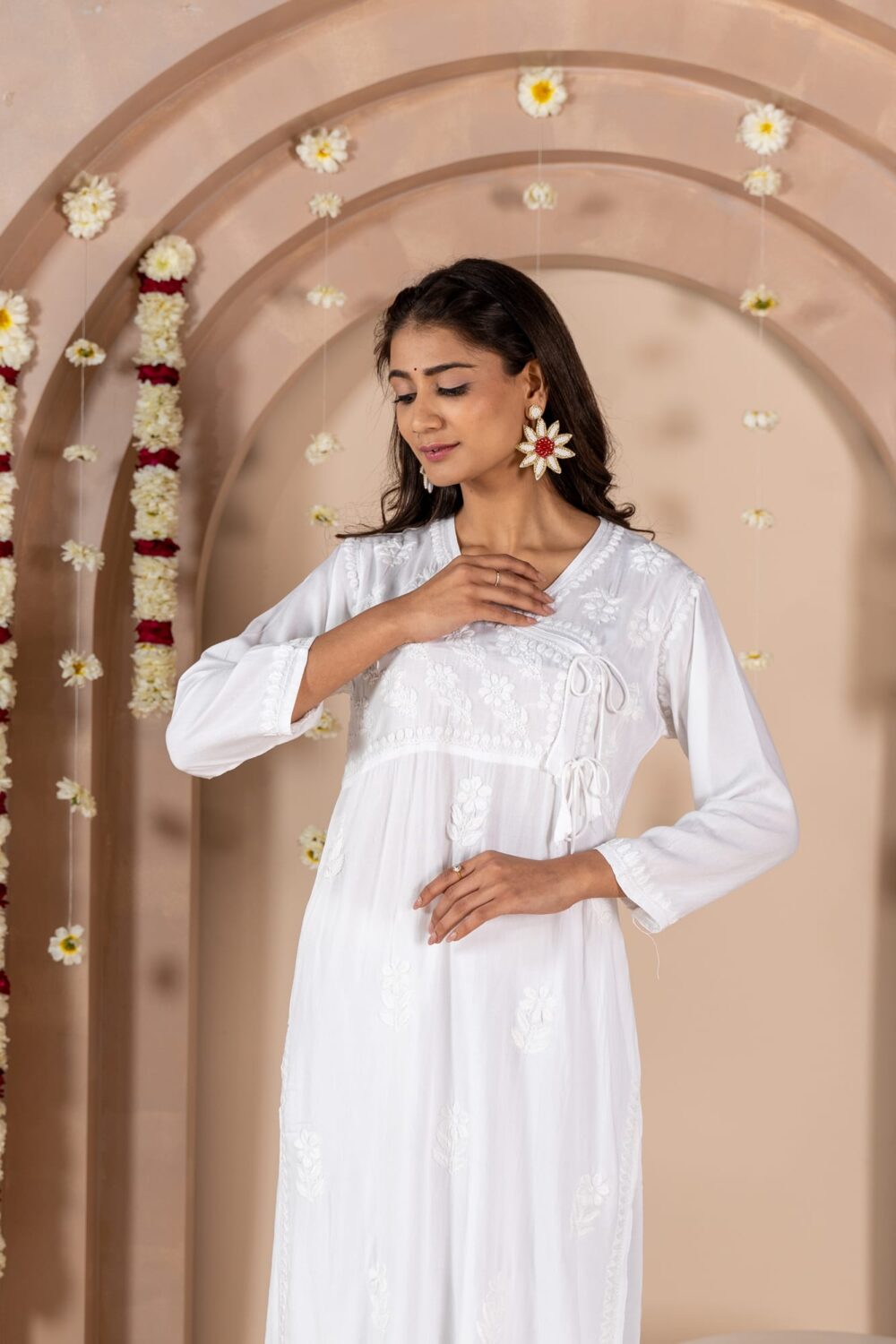 Mahira Shahi Rayon Side Doori Kurti