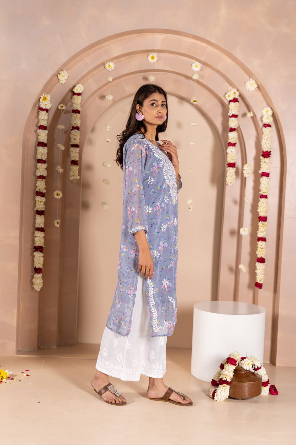 Mumtaz Mahal Georgette Kurti0.250