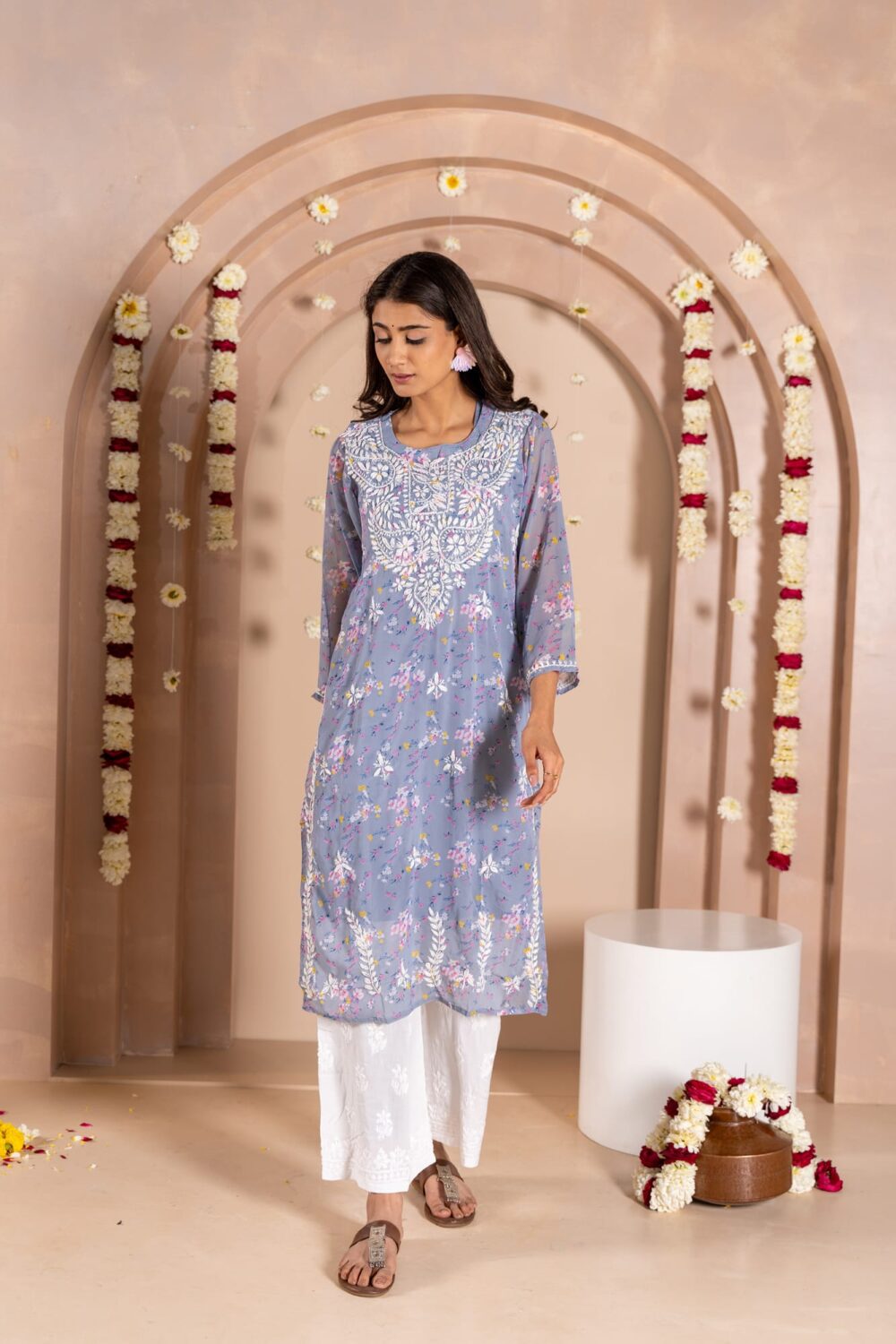 Mumtaz Mahal Georgette Kurti0.250