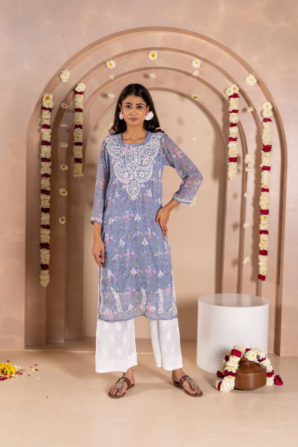 Mumtaz Mahal Georgette Kurti0.250