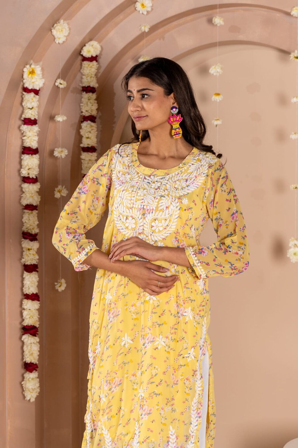 Mumtaz Mahal Georgette Kurti0.250