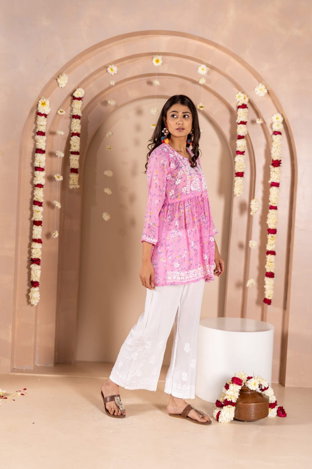 Short Georgette Roshanara Kurti