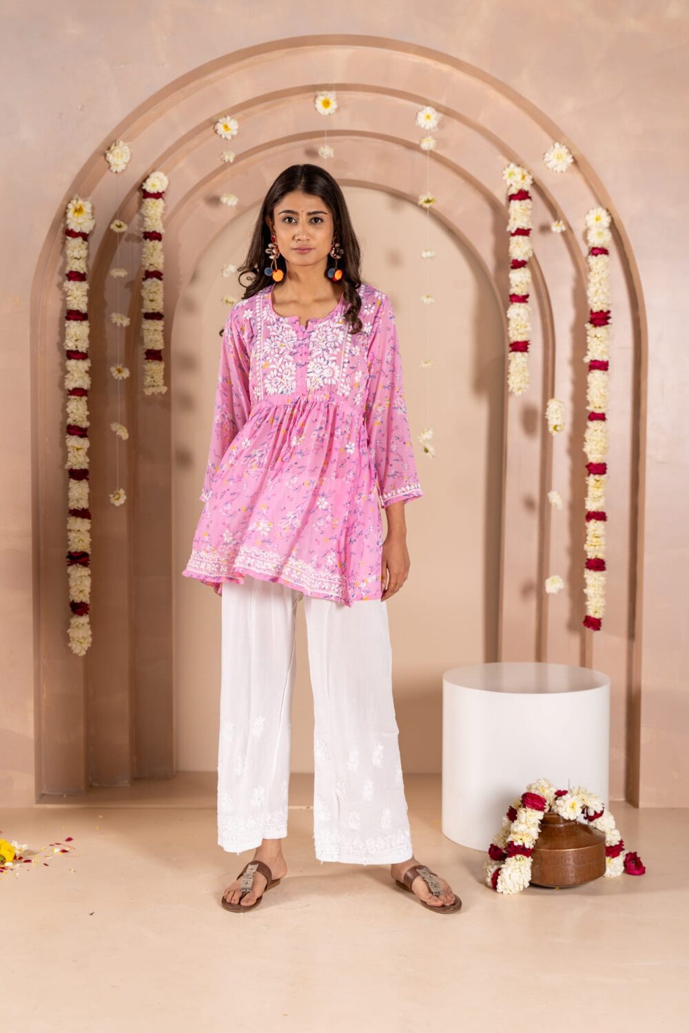 Short Georgette Roshanara Kurti