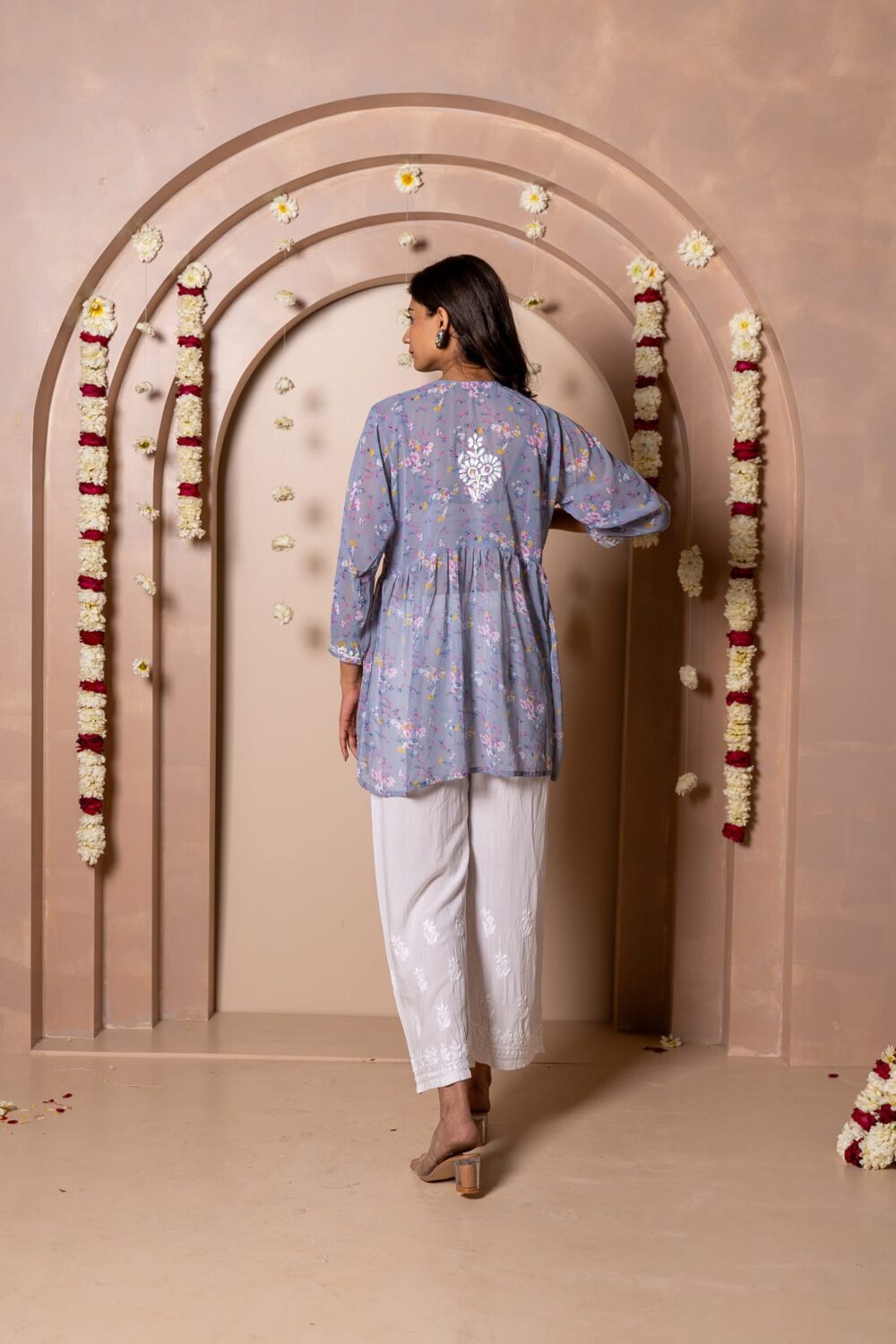 Short Georgette Roshanara Kurti