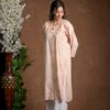 Gurbani Elegance - Mauve Long Cotton Kurti