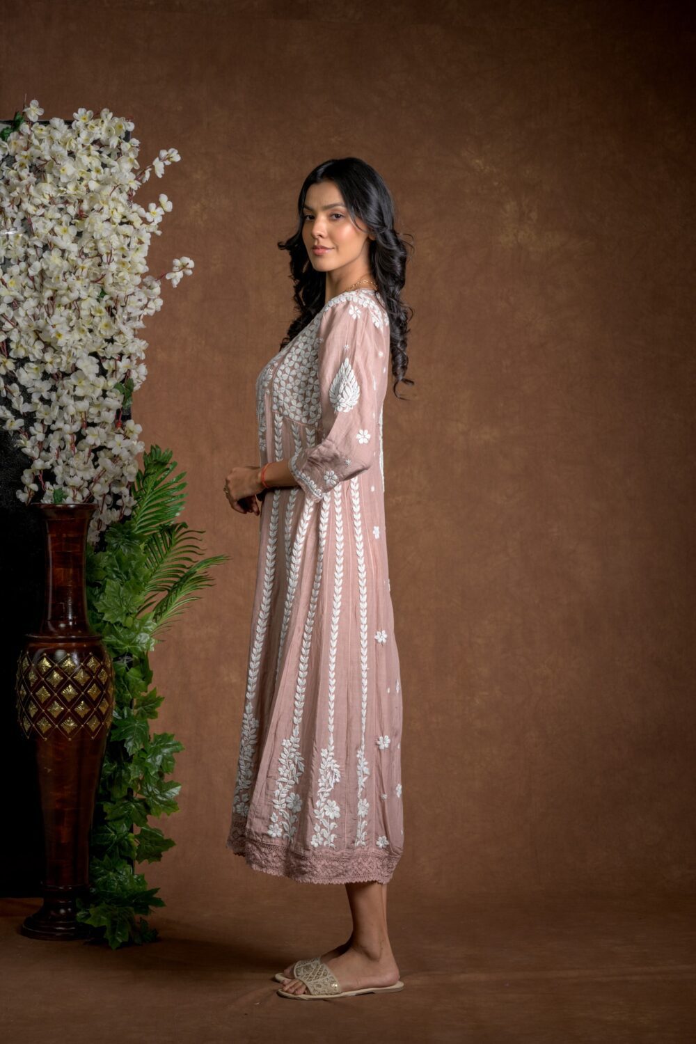 Gurbani Majesty - Muslin Anarkali Style Dress