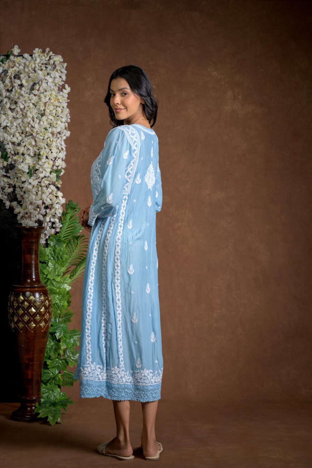 Gurbani Majesty - Muslin Anarkali Style Dress