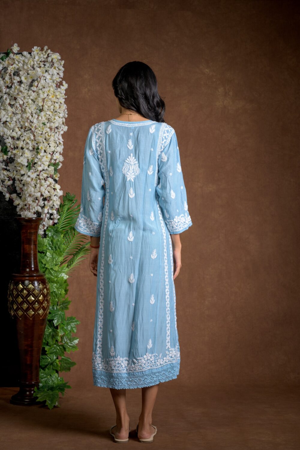 Gurbani Majesty - Muslin Anarkali Style Dress