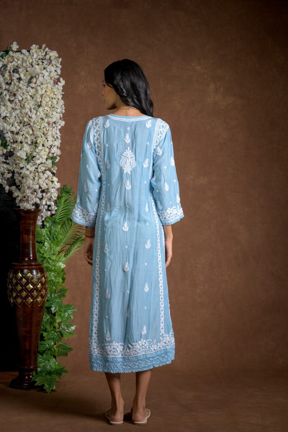 Gurbani Majesty - Muslin Anarkali Style Dress