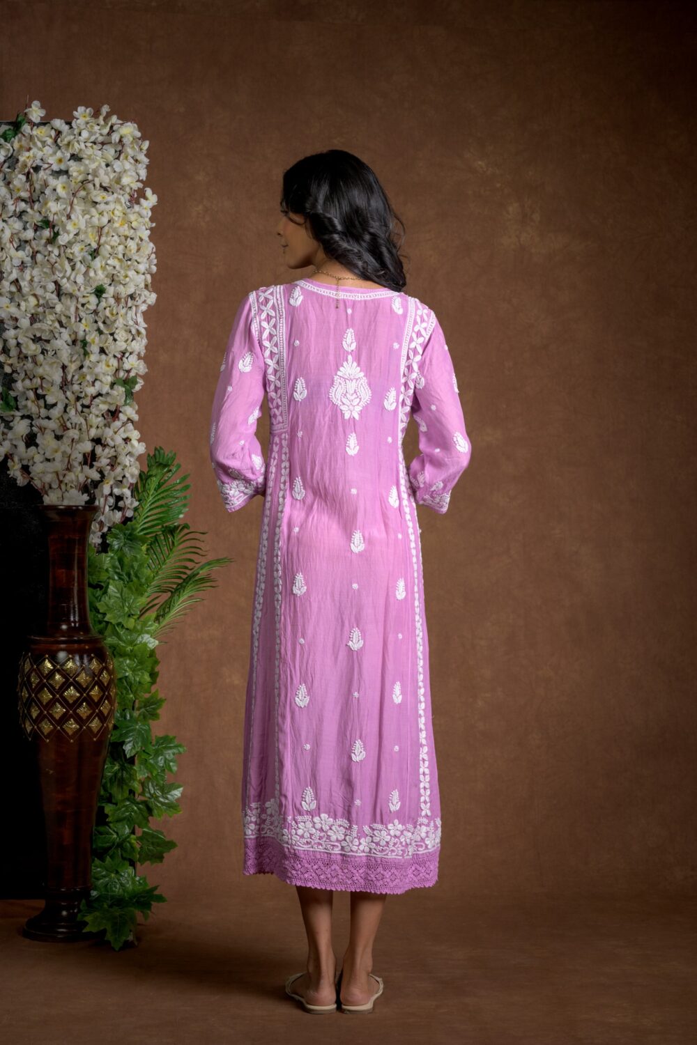 Gurbani Majesty - Muslin Anarkali Style Dress