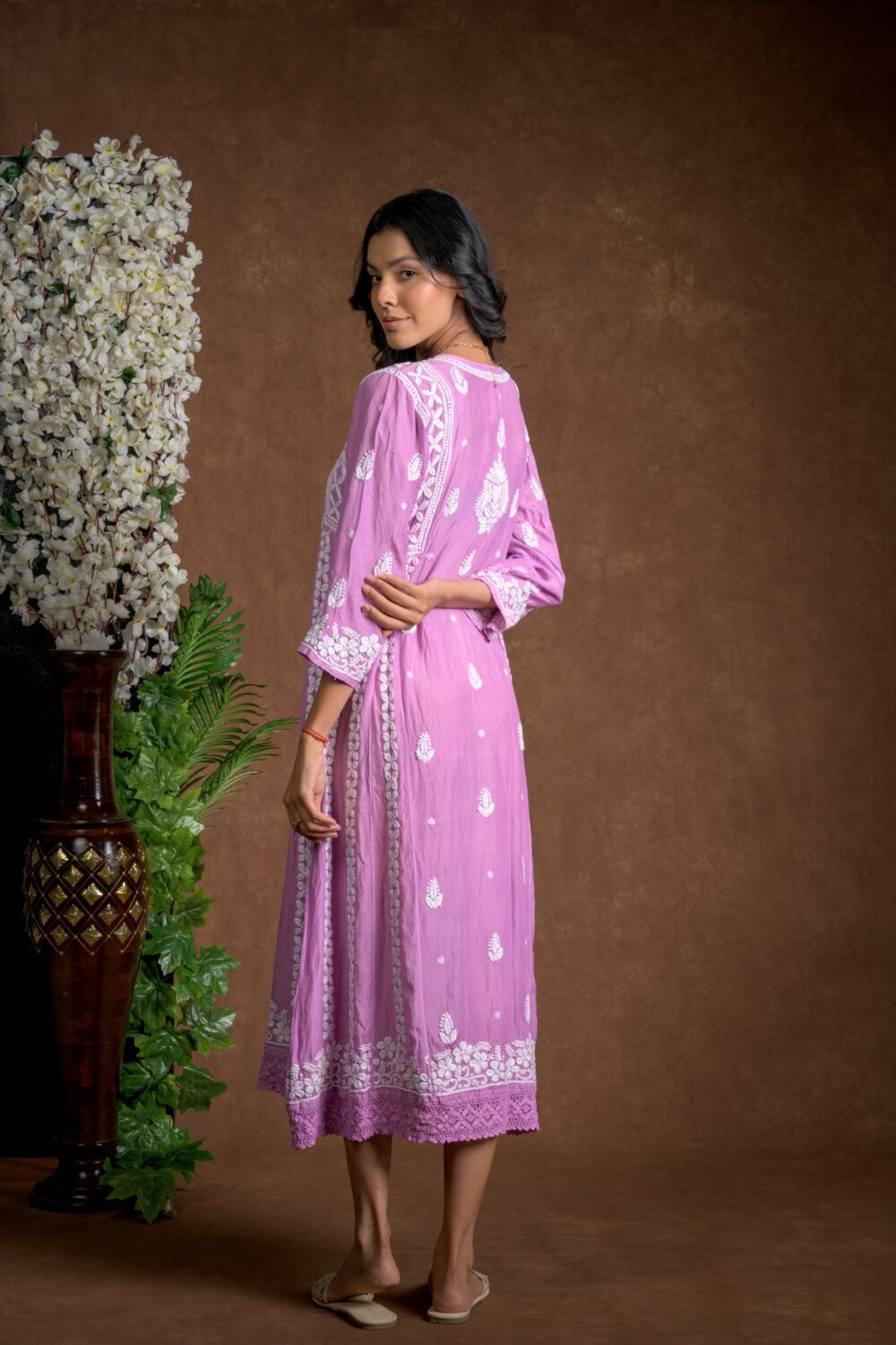 Gurbani Majesty - Muslin Anarkali Style Dress