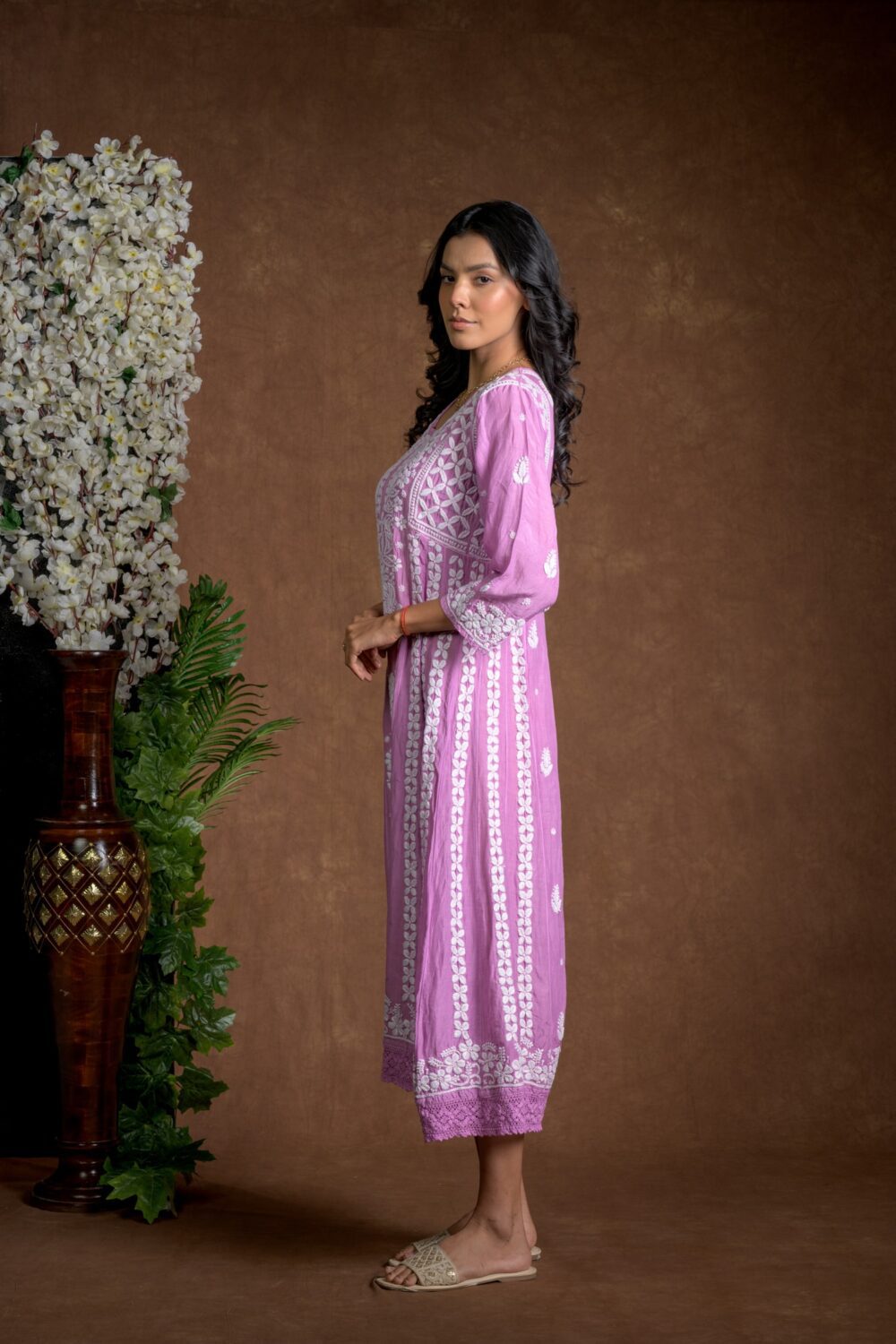 Gurbani Majesty - Muslin Anarkali Style Dress