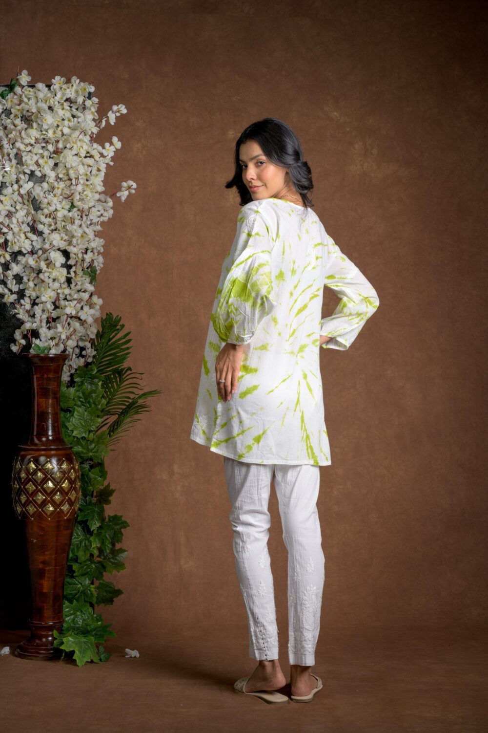 Gurbani Tie and Dye Cotton Kurti