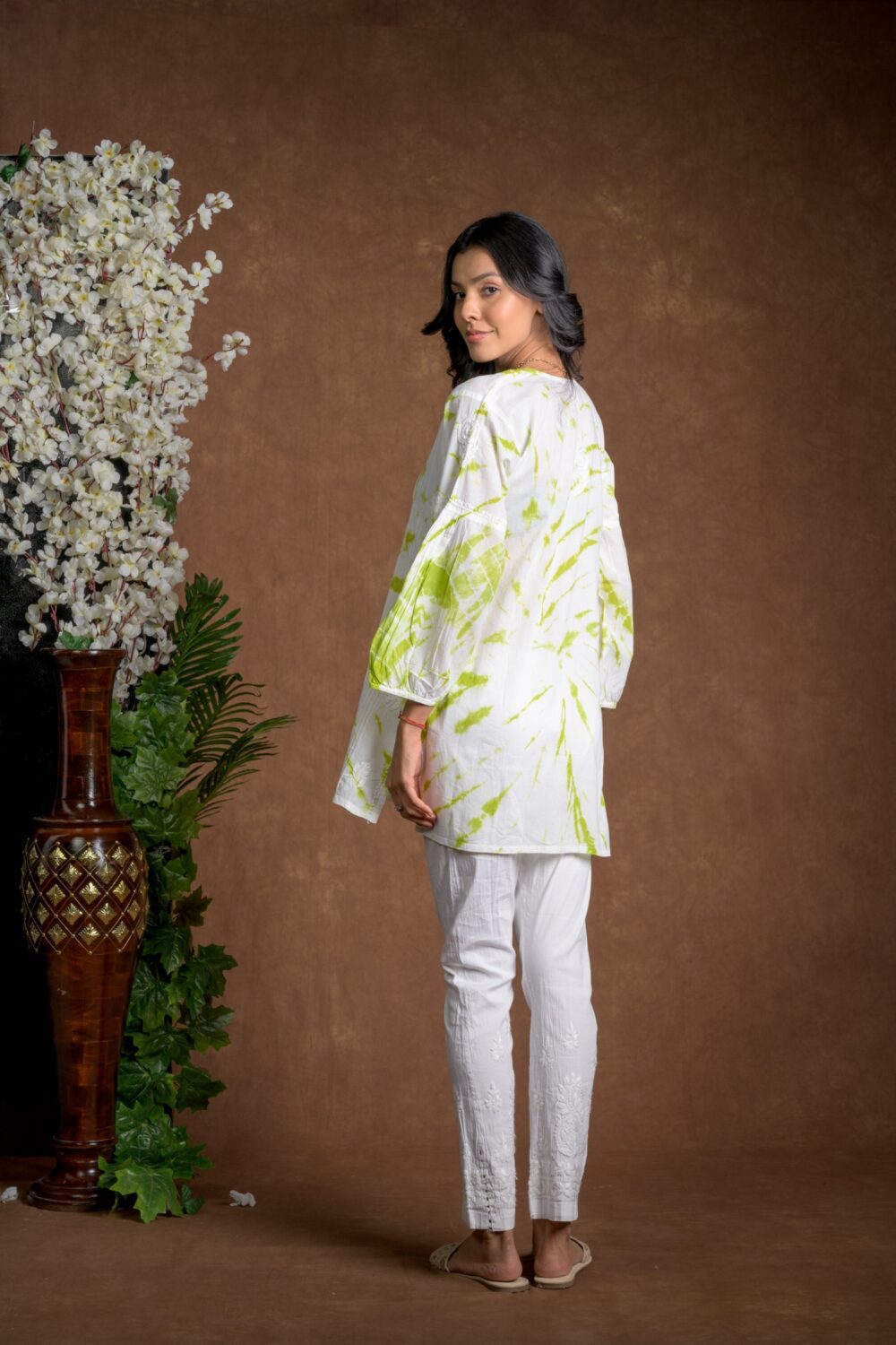 Gurbani Tie and Dye Cotton Kurti