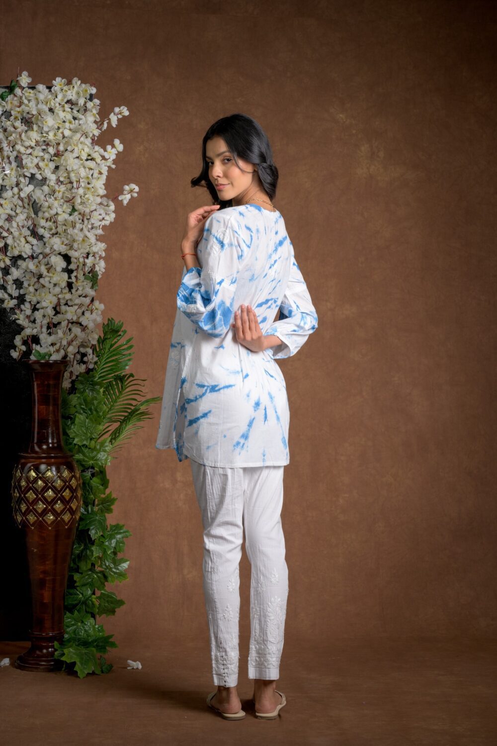 Gurbani Tie and Dye Cotton Kurti