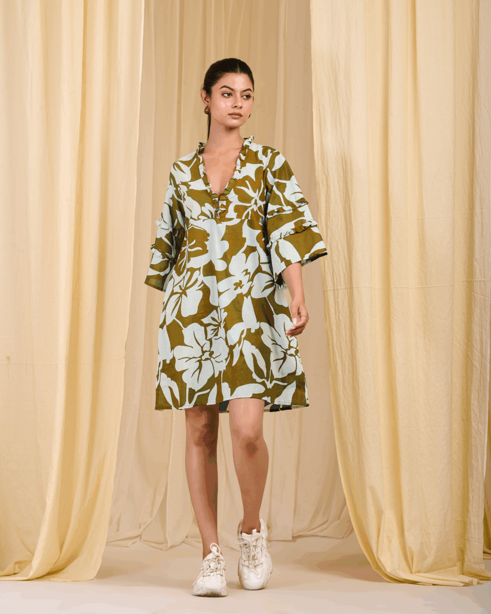 Petal Sleeve Tunic