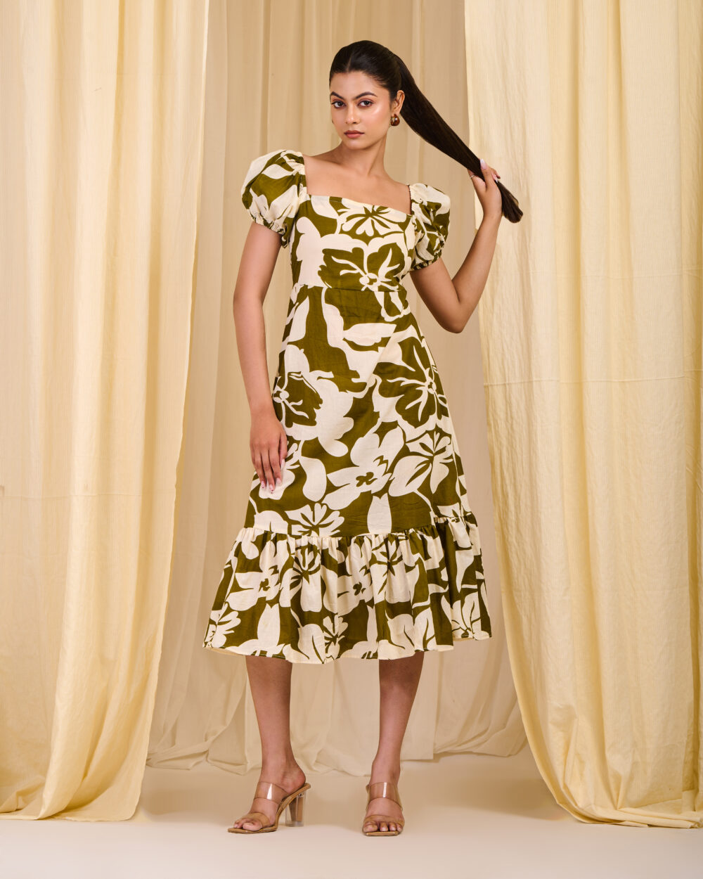 Tiered Bloom Dress